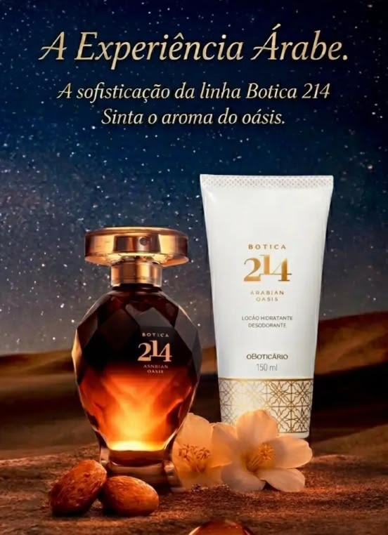 Botica 214 Arabian Oasis Eau de Parfum 75ml – O Boticário