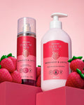 Kit Morango e Leite – Body Splash + Hidratante (Cuide-se Bem – O Boticário)