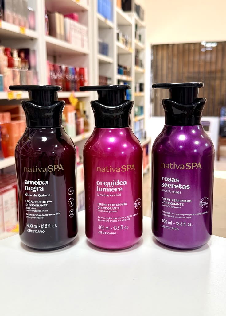 Hidratantes Corporais Nativa SPA 400ml – O Boticário | Várias Fragrâncias
