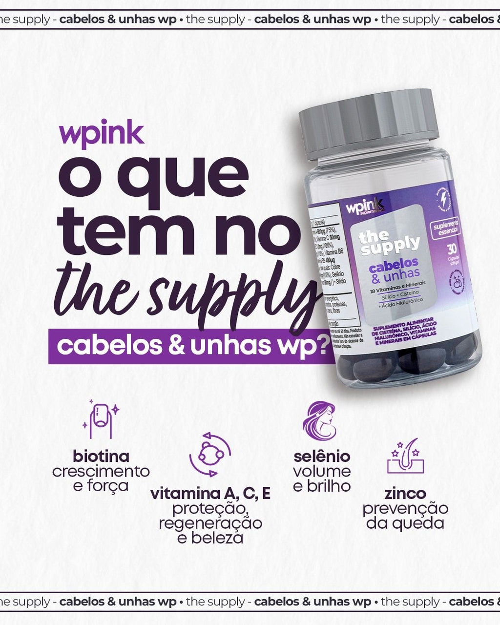 Cabelos e Unhas Wpink