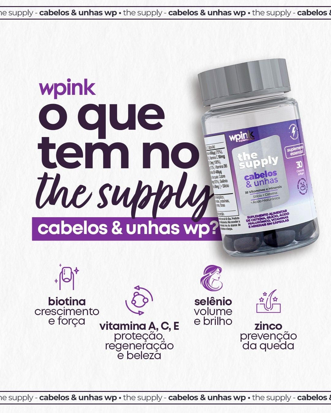Cabelos e Unhas Wpink