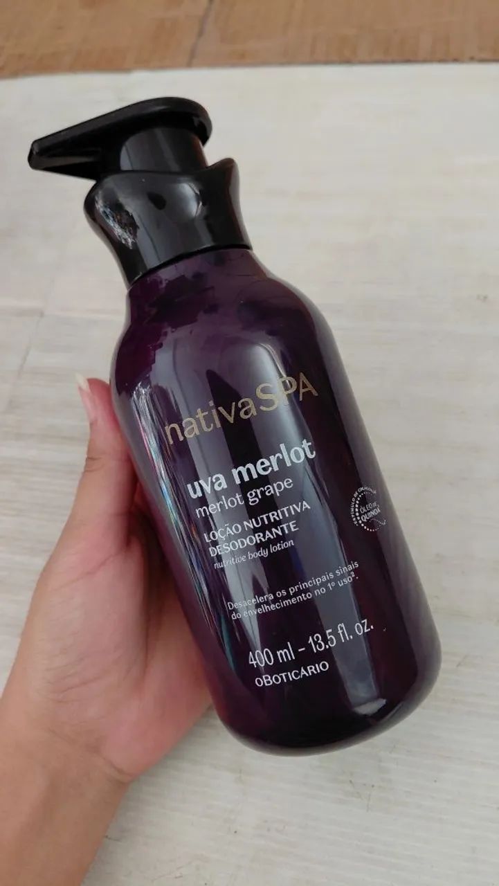 Hidratante Corporal Nativa Spa Merlot Grape – O Boticário