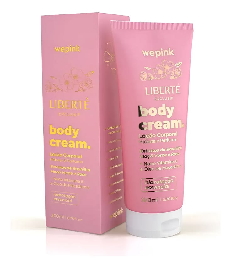 Body Cream Liberté Exclusif 200ml – WePink | Hidratante Corporal