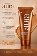 Iluminador Líquido Aura Helena Coelho Corpo e Rosto 75ml – O Boticário
