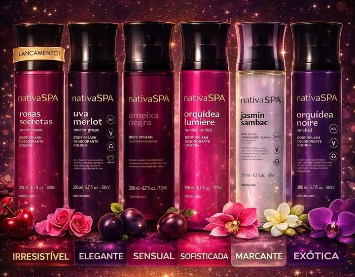 Body Splash Nativa SPA 200ml – O Boticário | Várias Fragrâncias